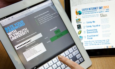 Web-based password strength meter